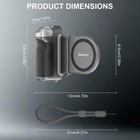 For Iphone Camera Shutter Grip Magnetic Phone Handle Bluetooth Remote W  Magsafe