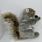 Folkmanis Puppet Gray Squirrel Realistic Plush Stuffed Animal Toy Bushy Tail 12 