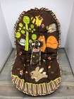 Fisher Price Rainforest Cradle Swing Replacement Seat Cover Pad Squirrel Brown