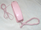 Pink Landline Corded Phone For Home Desk  O Wall Mount Barbie Push Button