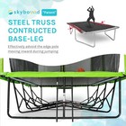 Skybound Rectangle Recreational Trampoline With Enclosure Net For Kids And Adult