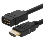 3x Hdmi Extension Cable 6 Ft Male To Female Cord M-f 4k 1080p For Tv Pc Monitor