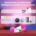 Moes Smart Matter Wifi E27 Led Light Bulbs 2700-6500k Rgb Dimmable Lamp 9w 800lm