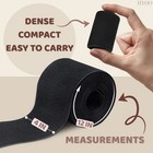 4  Black Sew On Hook And Loop Tape For Mounting  Hanging  Or Organizing Items -