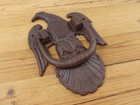 Large Cast Iron Door Knocker American Eagle Man Cave Vintage Style Rustic Style