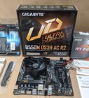 Amd Ryzen 5 5500 Cpu Gigabyte B550m Ds3h Motherboard G skill 16gb Ddr4 Ram Combo