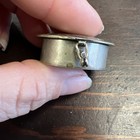 Vintage Mexican Sterling abalone Pillbox Hinged 1  1 4  Round  beautiful 