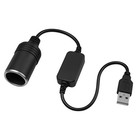 5v Usb To 12v Car Cigarette Lighter Socket Adapter  Power Bank Converter