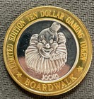Boardwalk Casino  999 Fine Silver  10 Gaming Token Las Vegas  Nv Enn Coins