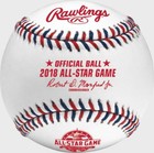 2018 All-star Game Rawlings Official Mlb Leather Game Baseball Robert Manfred -