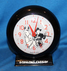Hopalong Cassidy Alarm Clock With Original Box - Ca 1950s -great Display- Scarce