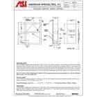 Asi 0473 Commercial Restroom Sanitary Napkin Disposal  Recessed-mounted  Stainle