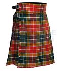 Men s 5 Yard Scottish Kilts Tartan Kilt 13oz Highland Casual Kilt  5 Tartans 