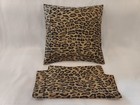 2 Ralph Lauren Aragon Leopard Toss Pillow Cover Shams   16x16 Inch  New