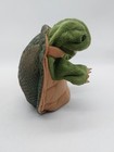 Folkmanis Turtle Hand Puppet Green Brown Green 6  Plush Stuffed Animal 
