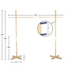Limbo Game Outdoor Games With Wooden Limbo Pole  Base  And Carrying Bag