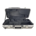 Alto Saxophone Case Carbon Fiber With Storage Bag carry Handles straps Silver