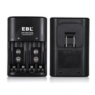 Universal Ebl Battery Charger For 9v Aaa Aa Ni-mh Ni-cd Rechargeable Batteries
