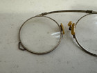 Antique Silver Tone Metal Prince Nez Spectacles   Glasses