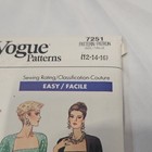 Vogue Patterns 7251 Women   s Dress Sewing Pattern Vintage Original Size 12-16