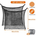 2 Pcs Slow Feed Hay Net  Hanging Horse Slow Feed Hay Bag With Large Capacity    