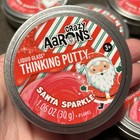 5 Pack Aaron s Crazy Liquid Glass Thinking Putty 1 06oz Sealed Santa Sparkle