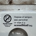 Hospeco Sdw Scensibles Personal Disposal Bag Dispenser - White- New Lot Of 1