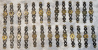 26 1967 Vintage Brass Cabinet Backplate Only - For Drawer Knobs Pulls Handles