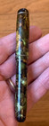 Vtg Green Marbled Fountain Pen Unmarked 4  W 14k Nib
