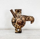 Antique Eastlake Victorian Window Sash Latch Lock 2  Cast Brass Copper Fastener