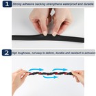Rubber Car Door Seal Strip Universal Hollow Edge Guard Weatherstrip B p z D Shap