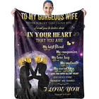  Wife Gifts From Husband  Valentines Day Throw Size 50  X 60  For Wife A02