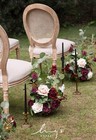 Ling s Moment 17 5  Tall Standing Artificial Flowers Arrangements 4 Pcs Decors