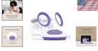 Elite Lansinoh Signature Pro Electric Breast Pump  Portable  2 Bottles