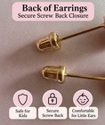 Solid 10k Yellow Gold Baby Star Jewelry Set Bracelet Earrings Pendant 3 Piece