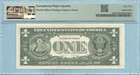  1 Federal Reserve Note - 1974 - Fr 1908-k - Pmg 65 Epq - Error Note - Offset Pr