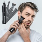 Ear And Nose Hair Trimmer With Eyebrow Mustache Shaver Clipper Usb Rechargeable