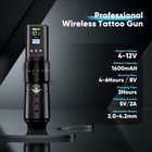 Wireless Tattoo Gun Machine Kit - Professional Rotary Tattoo Pen Set  Complet   
