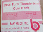 Vintage Banthrico Coin Bank  1955 Ford Thunderbird