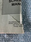 Original Wpc 16-9834 2 Schematics Williams Pinball Arcade Game Manual