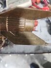 Vintage Astro Mfg  12  Space Ship Rocket Mechanical Savings Bank No Key Read