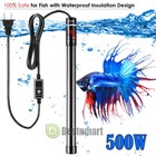 Led Heater 500w Watts Titanium Alloy Tube Submersible Fish Tank Aquarium 200gal 