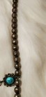 Turquoise   Sterling Silver Navajo Necklace Circa 1970