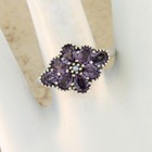 Victorian Design Classic Style 925 Solid Silver Simulated Alexandrite Ring   223
