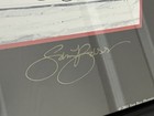 Sam Bass Dale Jr Nascar Autographed Print    a Texas Size Win    22    X 27   