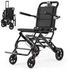 Used Lightweight Folding Wheelchair For Adults Seniors Portable Transport Chair