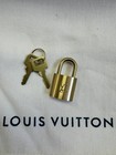 Louis Vuitton Padlock Gold Lock 2 Key Brass Number 318