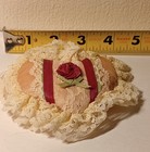 Hallmark 1985 Heirloom Christmas Victorian Heart Ornament Lot Of 8 Vintage Lace