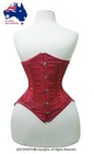 Heavy Duty Double Steel Boned Waist Training Satin Underbust Shaper Corset C33