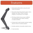 2 Pack 6  Decorative Corner Brace  Corner Protectors Iron Angle Corner Bracket